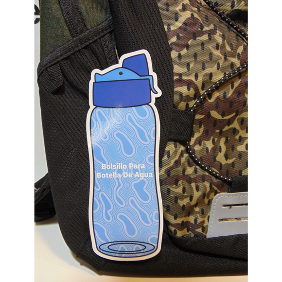 Backpack Eastport Summit Bungee Green Camo Padded Adjustable Laptop Sleeve Pad - Picture 5 of 8